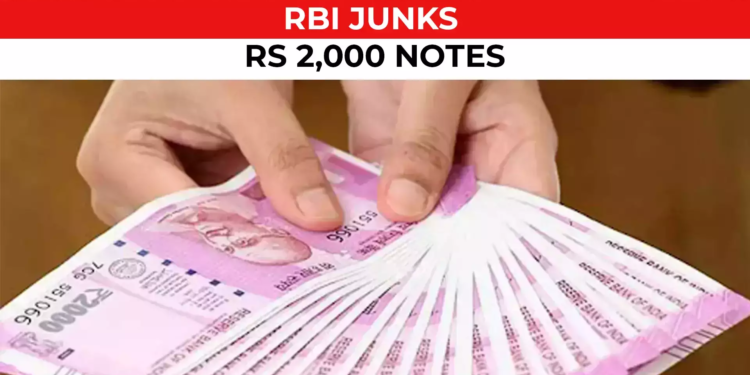 Discontinuing Rs 2,000 Notes