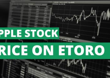 Apple stock price on eToro