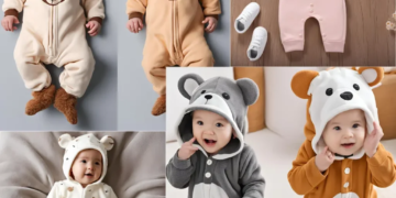 rs 149 bear design long-sleeve baby jumpsuit thespark shop