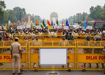 Delhi protest